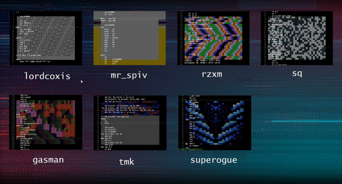 ZX Assembly Live Coding